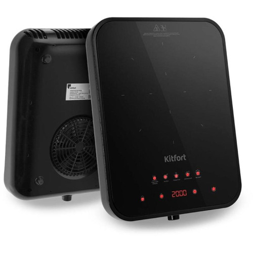 Плита Инфракрасная Kitfort КТ-141 черный стеклокерамика (настольная)