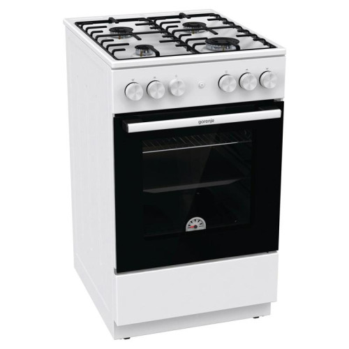 Плита Газовая Gorenje GG5A12WH белый (без крышки) реш.сталь