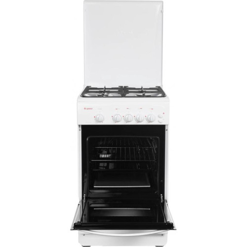 Плита Газовая Gefest CG 50M04 K73 белый (металлическая крышка) реш.чугун