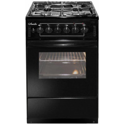 Плита Комбинированная Лысьва ЭГ 401-2у черный (без крышки)