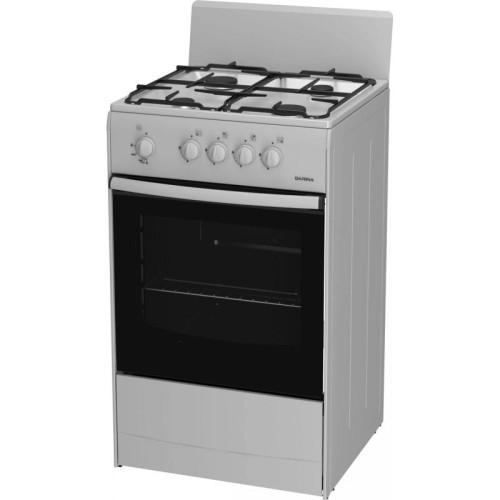 Плита Газовая Darina S GM 441 001 W белый/черный реш.сталь