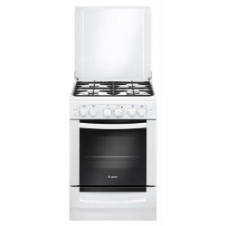 Плита Комбинированная Gefest 6101-02 белый реш.чугун