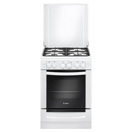 Плита Комбинированная Gefest 6101-02 белый реш.чугун