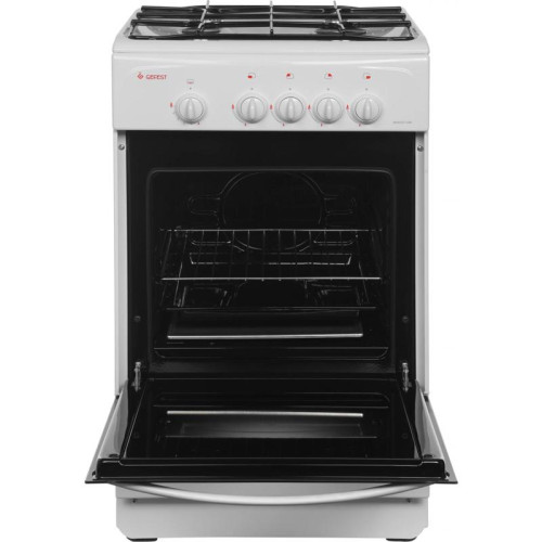 Плита Газовая Gefest ПГ 3200-08 К33 белый/черный (без крышки) реш.сталь