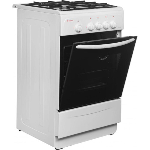 Плита Газовая Gefest ПГ 3200-08 К33 белый/черный (без крышки) реш.сталь