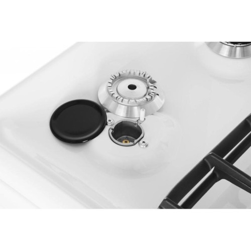 Плита Комбинированная Gefest ПГЭ 5102-03 0023 белый (металлическая крышка) реш.чугун