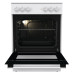 Плита Электрическая Gorenje GEC6A11WG белый стеклокерамика (без крышки)