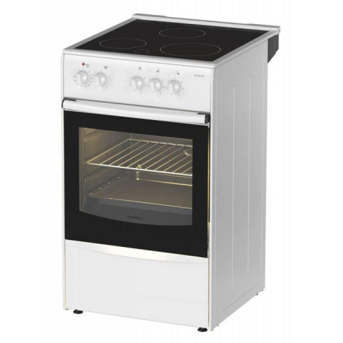 Плита Электрическая Darina 1B EC 331 606 W белый/черный стеклокерамика (без крышки)