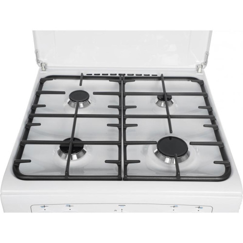 Плита Газовая Gefest ПГ 6100-02 0309 белый (металлическая крышка) реш.чугун