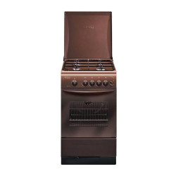 Плита Газовая Gefest ПГ 3200-06 К19 коричневый (металлическая крышка) реш.сталь