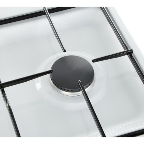 Плита Комбинированная Darina S KM 521 300 W белый/черный реш.сталь