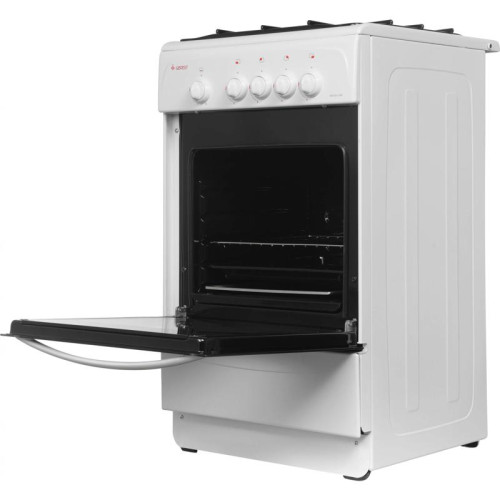 Плита Газовая Gefest ПГ 3200-08 К33 белый/черный (без крышки) реш.сталь