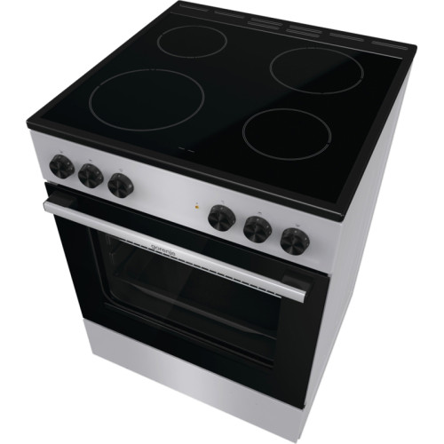 Тип плиты: электрическая, Тип варочной поверхности: стеклокерамическая, Цвет: серый, Ширина, см: 60