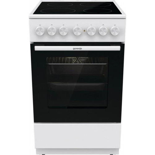 Плита Электрическая Gorenje GEC5B42WG белый стеклокерамика (без крышки)