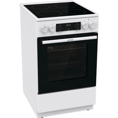 Плита Электрическая Gorenje GEC5C61WG белый стеклокерамика (без крышки)