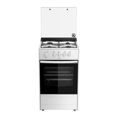 Плита Газовая Darina 1В GM 441 002 W белый (стеклянная крышка) реш.сталь