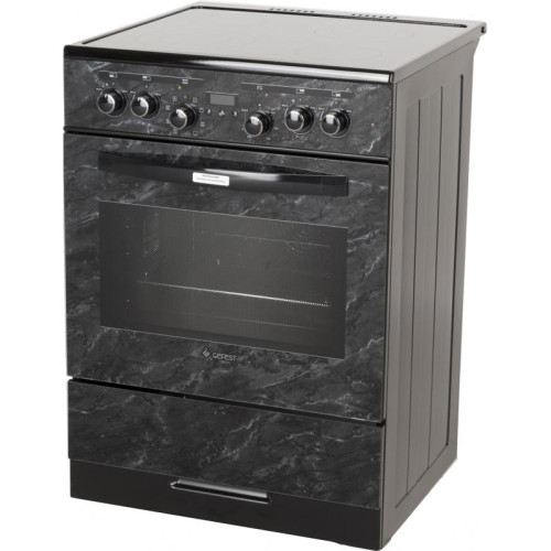 Плита Электрическая Gefest ЭП Н Д 6560-03 0053 черный/мрамор стеклокерамика (без крышки)