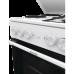 Комбинированная плита Gorenje, полезный объем 68 л, очистка паром AquaClean, сводчатая форма духовки, механическое управление, электроподжиг, цвет белый