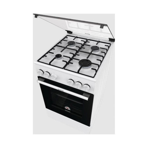 Плита Газовая Gorenje GG5A10WH белый (стеклянная крышка) реш.сталь Плита Газовая Gorenje GG5A10WH белый (стеклянная крышка) реш.сталь