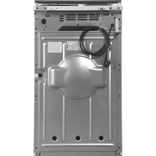 Плита Комбинированная Darina 1D KM 241 337 W белый/черный (стеклянная крышка) реш.сталь