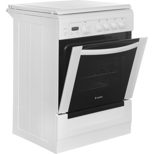 Плита Газовая Gefest 6100-03 белый (металлическая крышка) реш.чугун