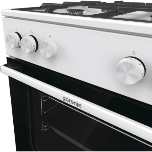 Плита Газовая Gorenje GG6A10WFFM белый (без крышки) реш.сталь