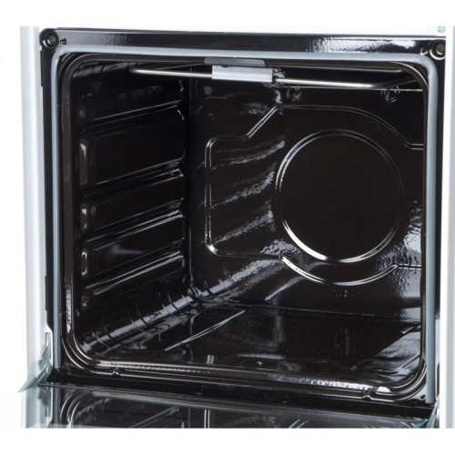 Плита Комбинированная Darina S KM 521 300 W белый/черный реш.сталь