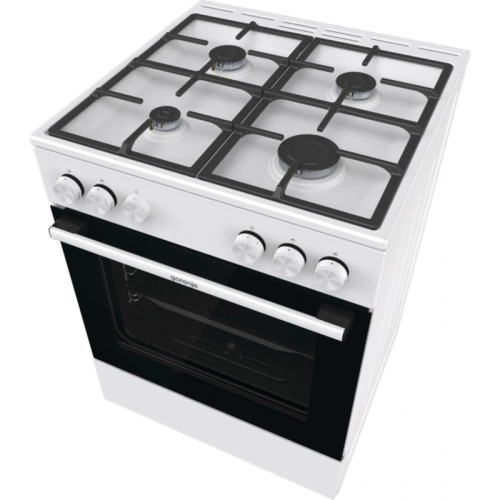 Плита Газовая Gorenje GG6A10WFFM белый (без крышки) реш.сталь