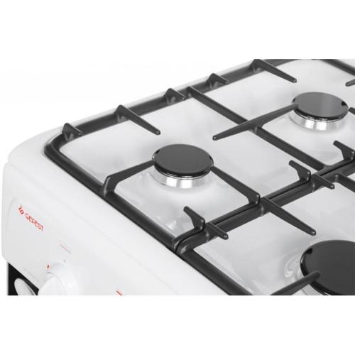 Плита Газовая Gefest CG 50M04 K73 белый (металлическая крышка) реш.чугун