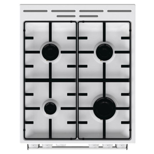 Плита Газовая Gorenje GG5A12WH белый (без крышки) реш.сталь