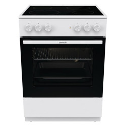 Плита Электрическая Gorenje GEC6A11WG белый стеклокерамика (без крышки)