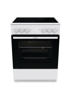 Плита Электрическая Gorenje GEC6A11WG белый стеклокерамика (без крышки)