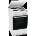 Комбинированная плита Gorenje, полезный объем 68 л, очистка паром AquaClean, сводчатая форма духовки, механическое управление, электроподжиг, цвет белый