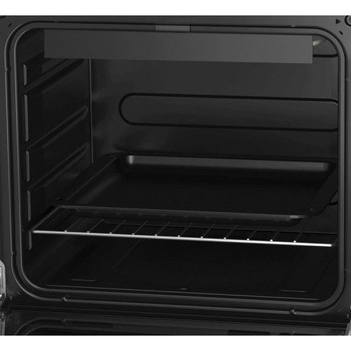 Плита Комбинированная Darina S KM 521 300 W белый/черный реш.сталь