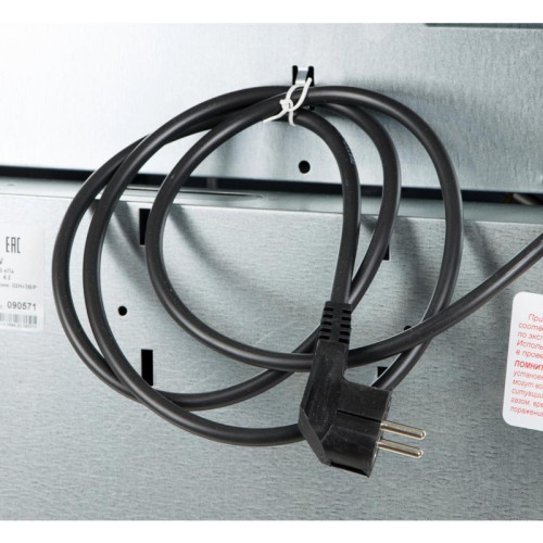 Плита Комбинированная Darina S KM 521 300 W белый/черный реш.сталь