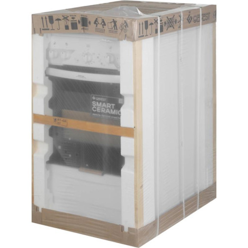 Плита Газовая Gefest ПГ 5100-02 0309 белый (металлическая крышка) реш.чугун