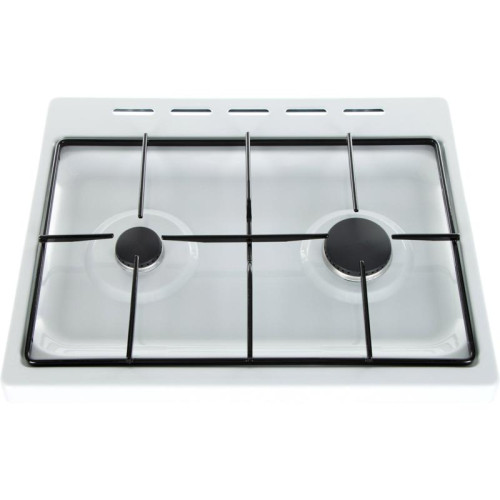 Плита Комбинированная Darina S KM 521 300 W белый/черный реш.сталь