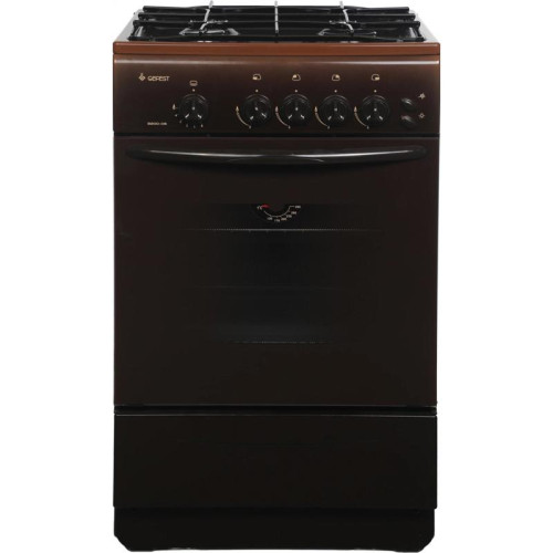 Плита Газовая Gefest ПГ 3200-06 К36 коричневый (без крышки) реш.сталь