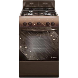 Плита Газовая Gefest ПГ 5100 0018 коричневый (без крышки) реш.сталь