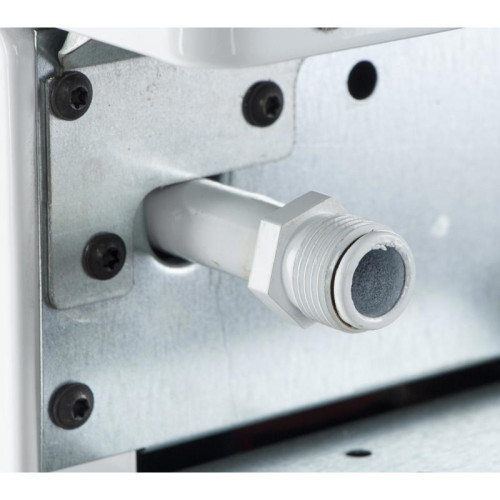 Плита Комбинированная Darina S KM 521 300 W белый/черный реш.сталь