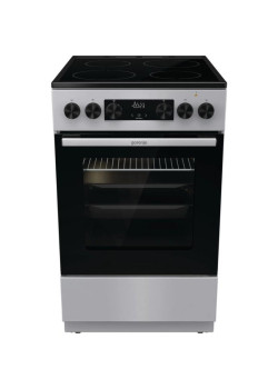 Плита Электрическая Gorenje GEC5C41SG серый стеклокерамика (без крышки)