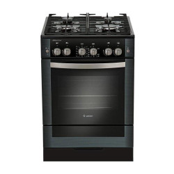 Плита Газовая Gefest ПГ 6500-02 0044 черный (без крышки) реш.чугун