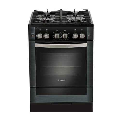 Плита Газовая Gefest ПГ 6500-02 0044 черный (без крышки) реш.чугун