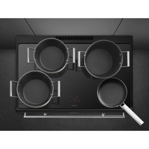 Варочный центр Smeg/ Варочный центр Smeg, Classica, серия Concerto, 90х60 см, индукционная варочная поверхность, электрическая духовка, 4 зоны нагрева, объем духовки 115 л, галогеновая подсветка, электромеханический контроль температуры, автоматическое оп