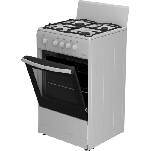 Плита Газовая Darina S GM 441 001 W белый/черный реш.сталь