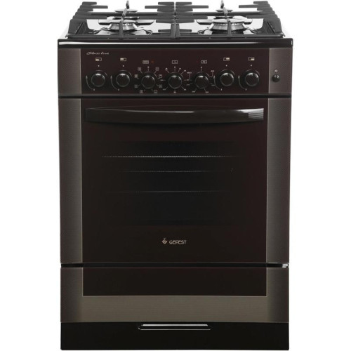 Плита Комбинированная Gefest ПГЭ 6502-03 0030 коричневый (без крышки) реш.чугун