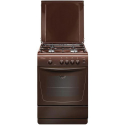 Плита Газовая Gefest ПГ 1200 С6 К43 коричневый (металлическая крышка) реш.сталь