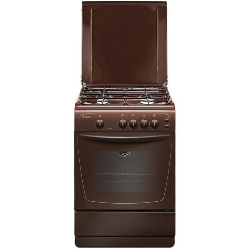 Плита Газовая Gefest ПГ 1200 С6 К43 коричневый (металлическая крышка) реш.сталь