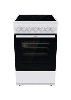 Плита Электрическая Gorenje GEC5B41WG белый стеклокерамика (без крышки)