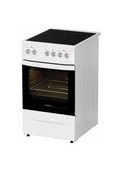 Плита Электрическая Darina 1D5 EC 241 614 W белый/черный стеклокерамика (без крышки)